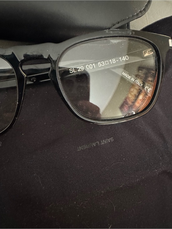 Saint Laurent SL29 Eyeglass Frames in Black main image 5